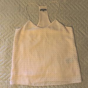 Tibi New York flowy satin racerback tank